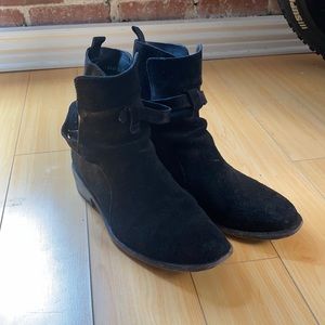 Thursday Black Suede Rouge Boot SZ 11
